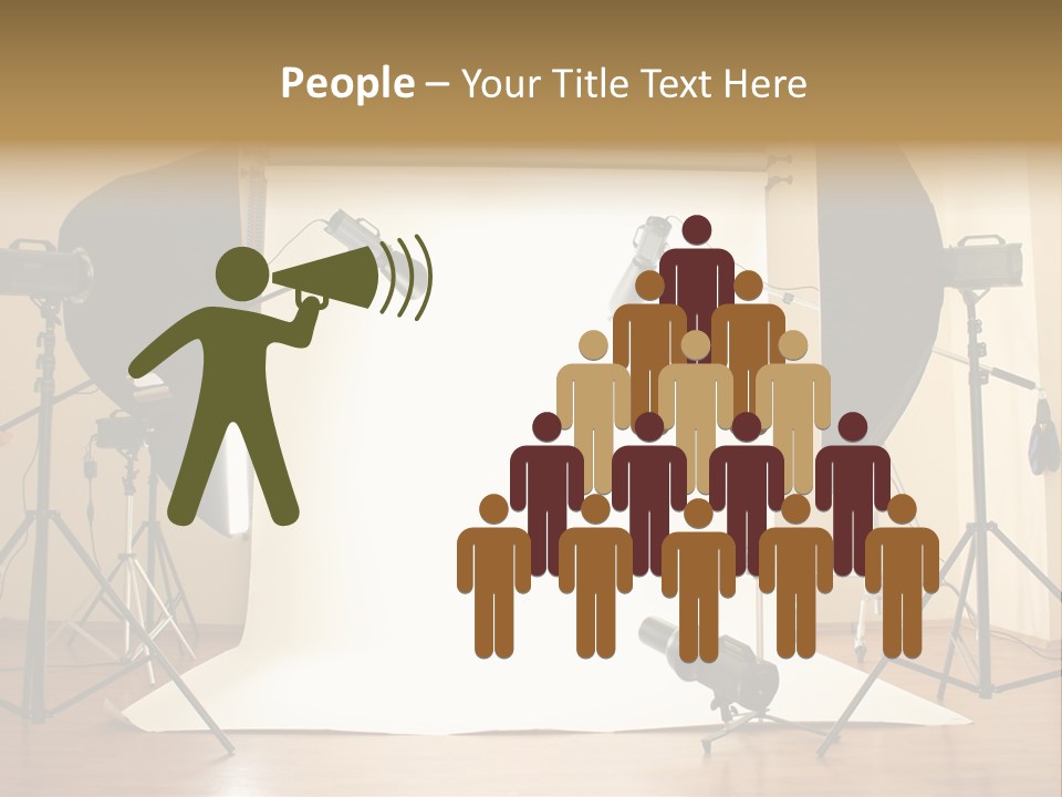 Background Professional Strobe PowerPoint Template