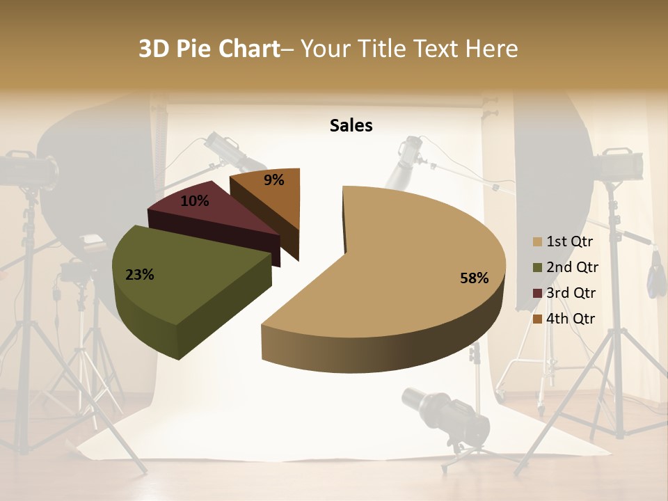 Background Professional Strobe PowerPoint Template