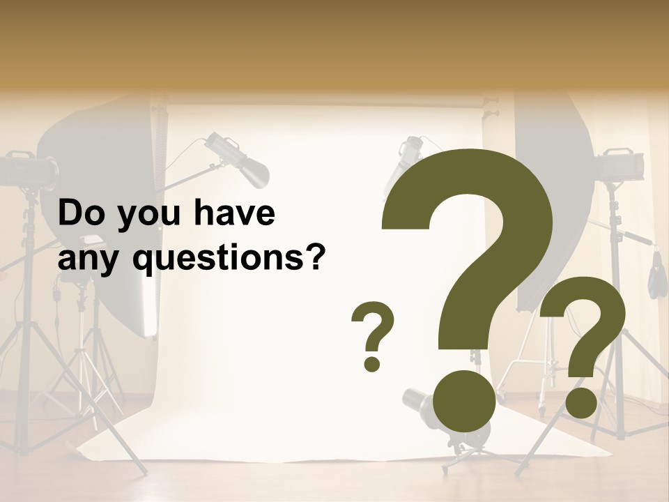 Background Professional Strobe PowerPoint Template