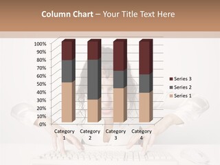 Computer Key Copy Space Young Man PowerPoint Template