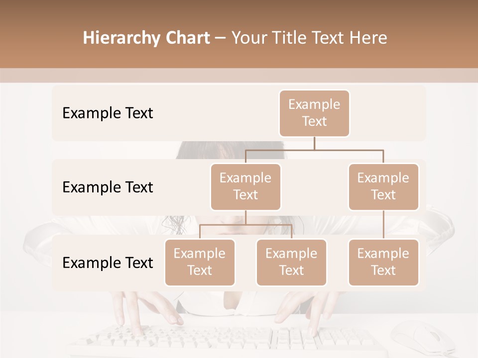 Computer Key Copy Space Young Man PowerPoint Template