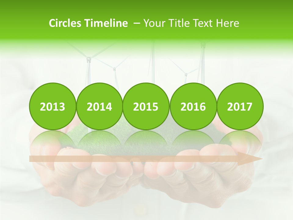 White Grass Close Up PowerPoint Template