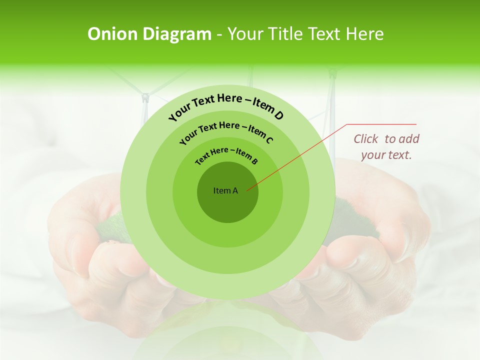 White Grass Close Up PowerPoint Template