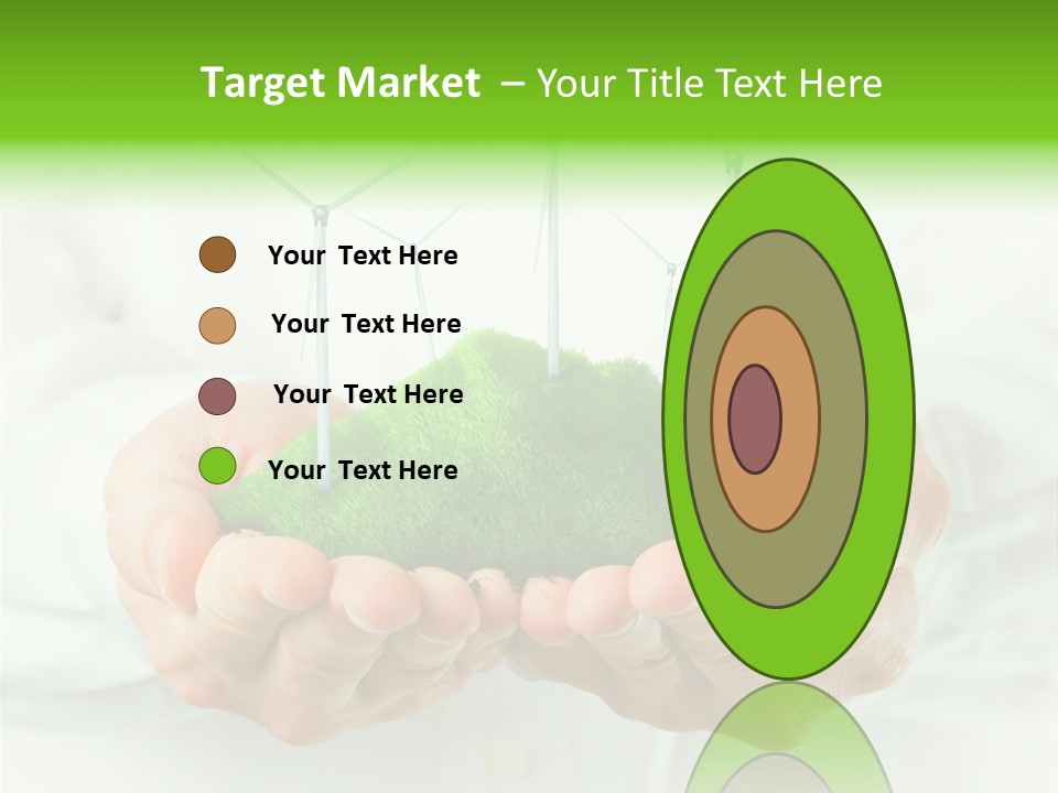 White Grass Close Up PowerPoint Template