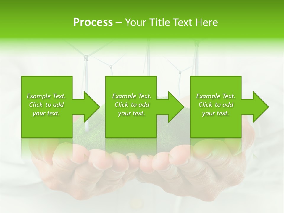 White Grass Close Up PowerPoint Template