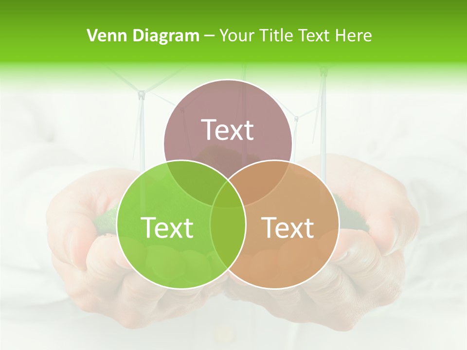 White Grass Close Up PowerPoint Template