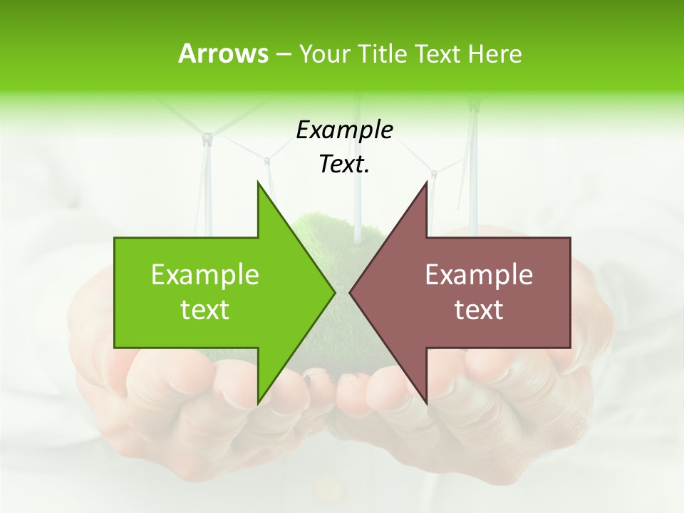 White Grass Close Up PowerPoint Template