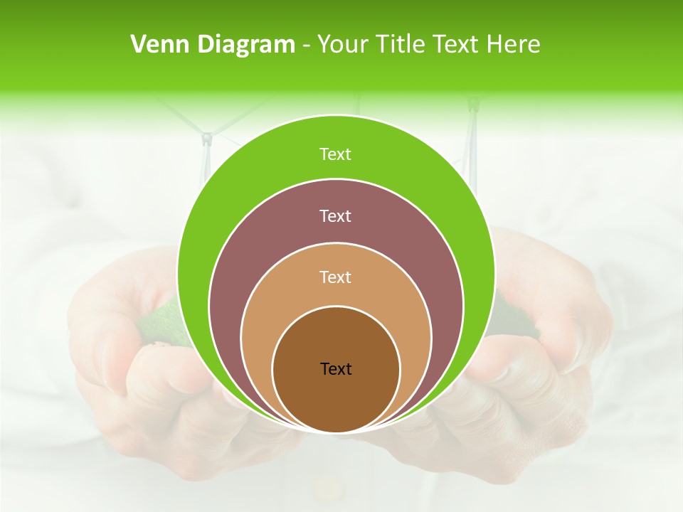 White Grass Close Up PowerPoint Template