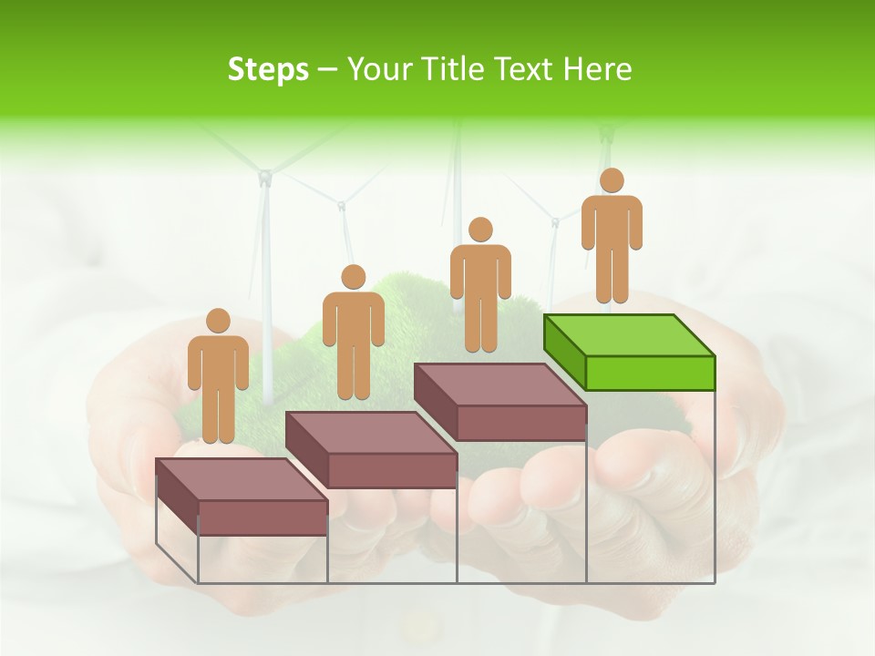 White Grass Close Up PowerPoint Template