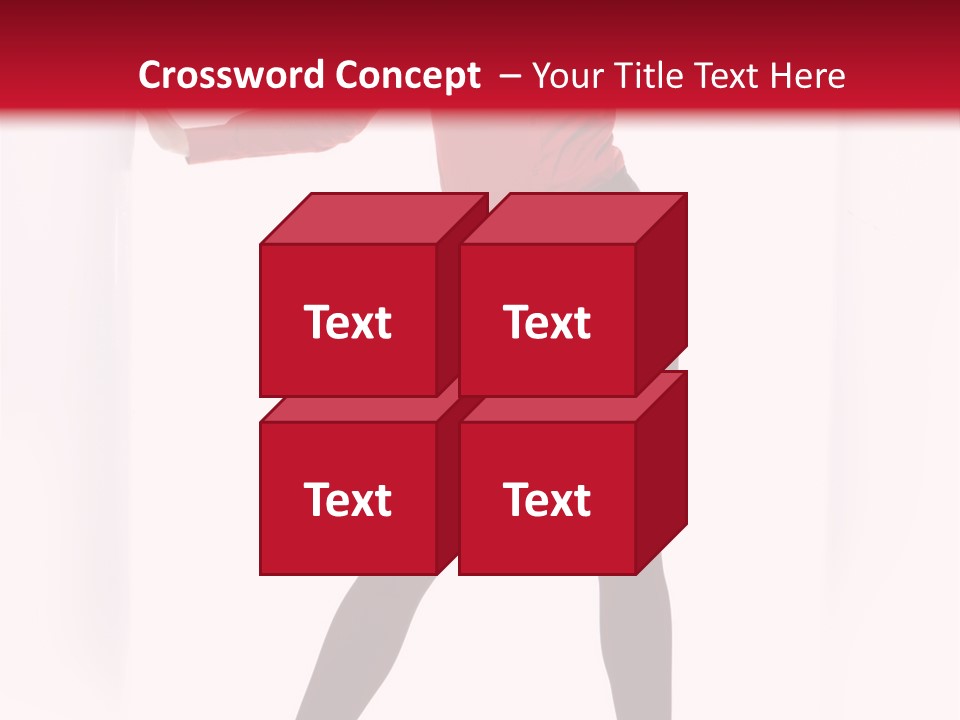 Adult Underwear Body PowerPoint Template