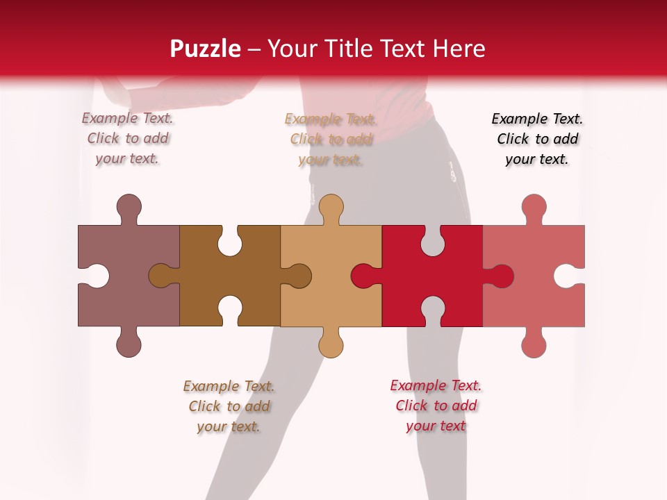 Adult Underwear Body PowerPoint Template