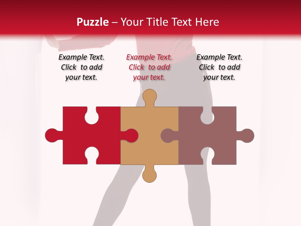 Adult Underwear Body PowerPoint Template