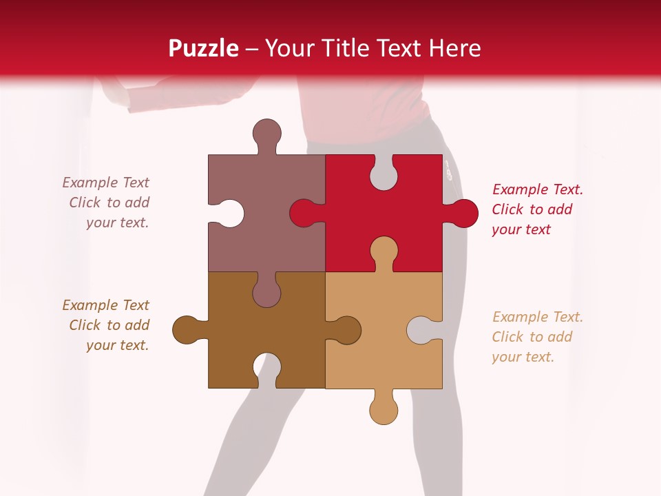 Adult Underwear Body PowerPoint Template