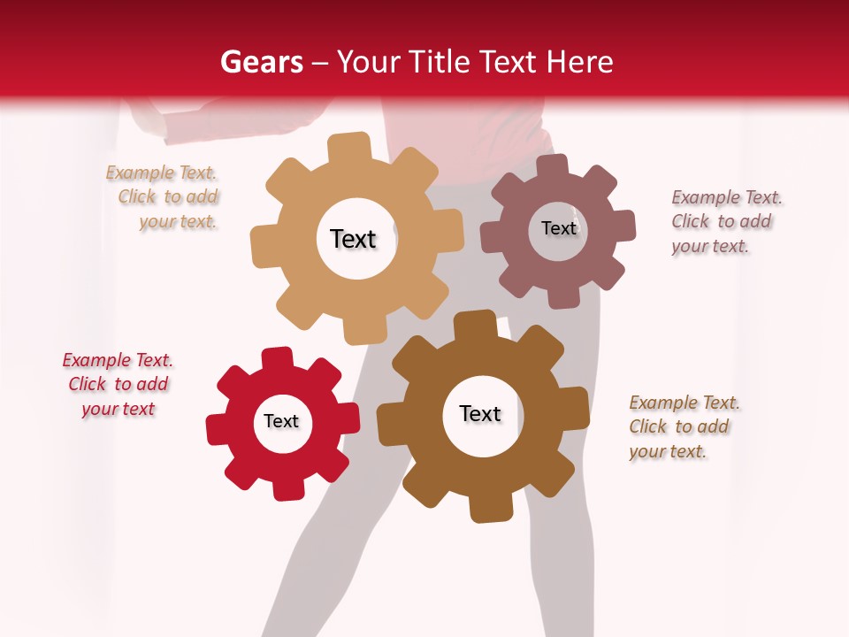 Adult Underwear Body PowerPoint Template