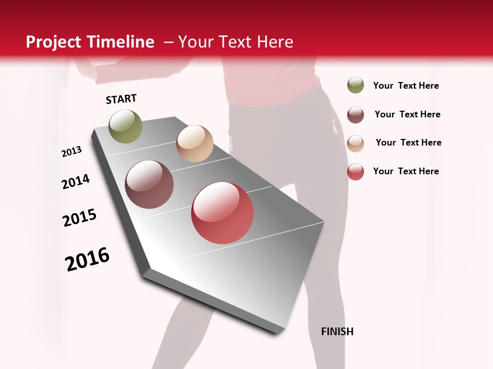 Adult Underwear Body PowerPoint Template