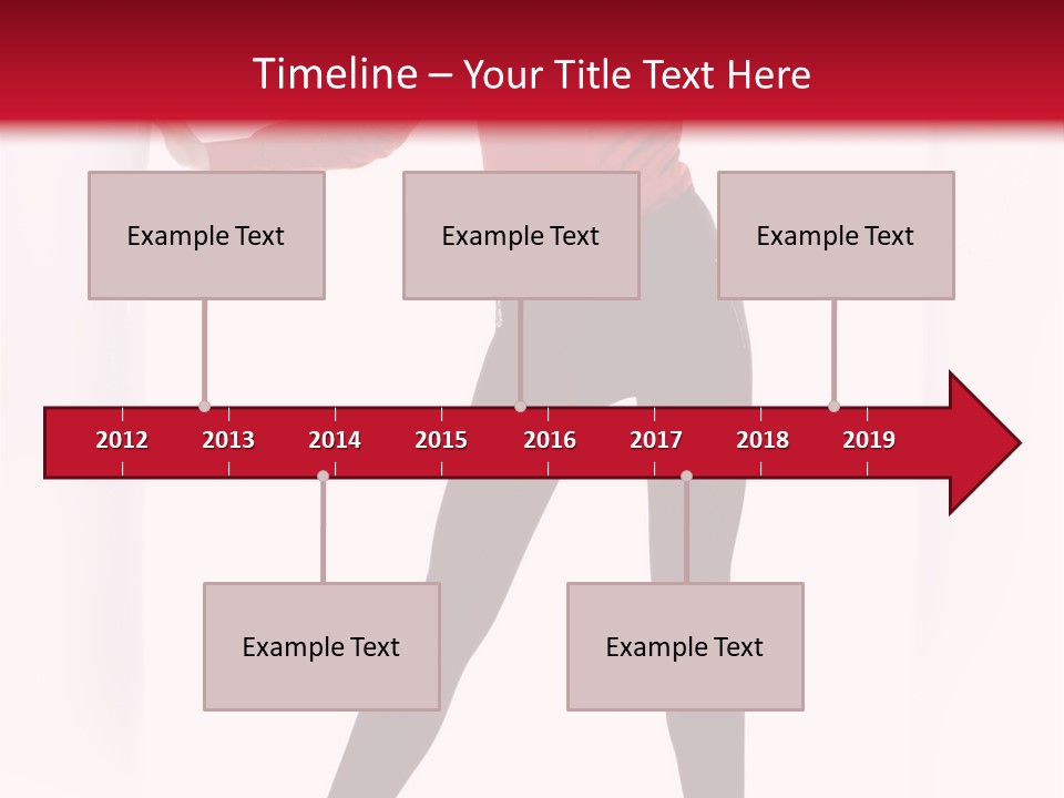 Adult Underwear Body PowerPoint Template