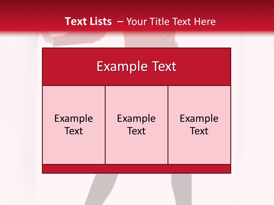 Adult Underwear Body PowerPoint Template