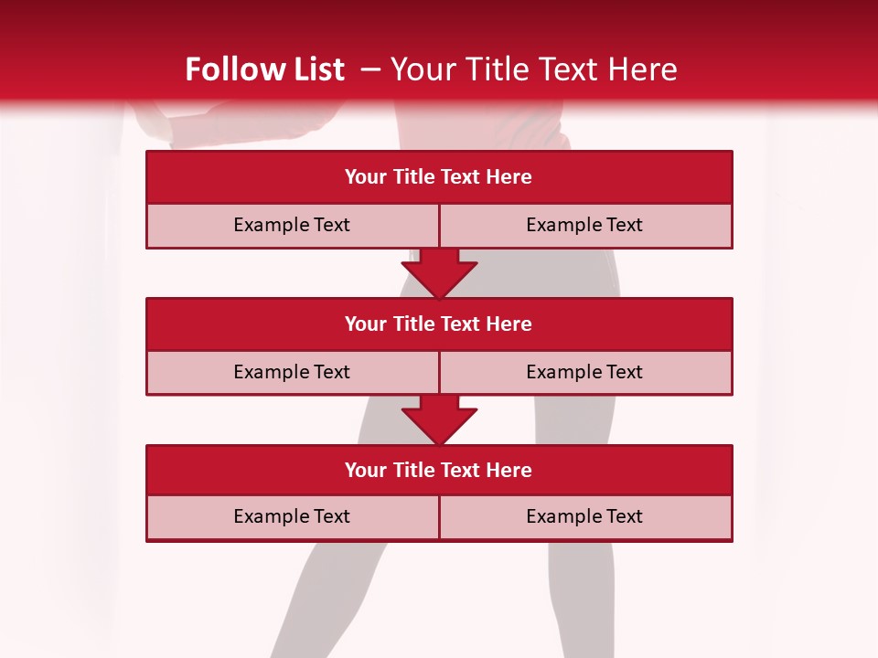 Adult Underwear Body PowerPoint Template