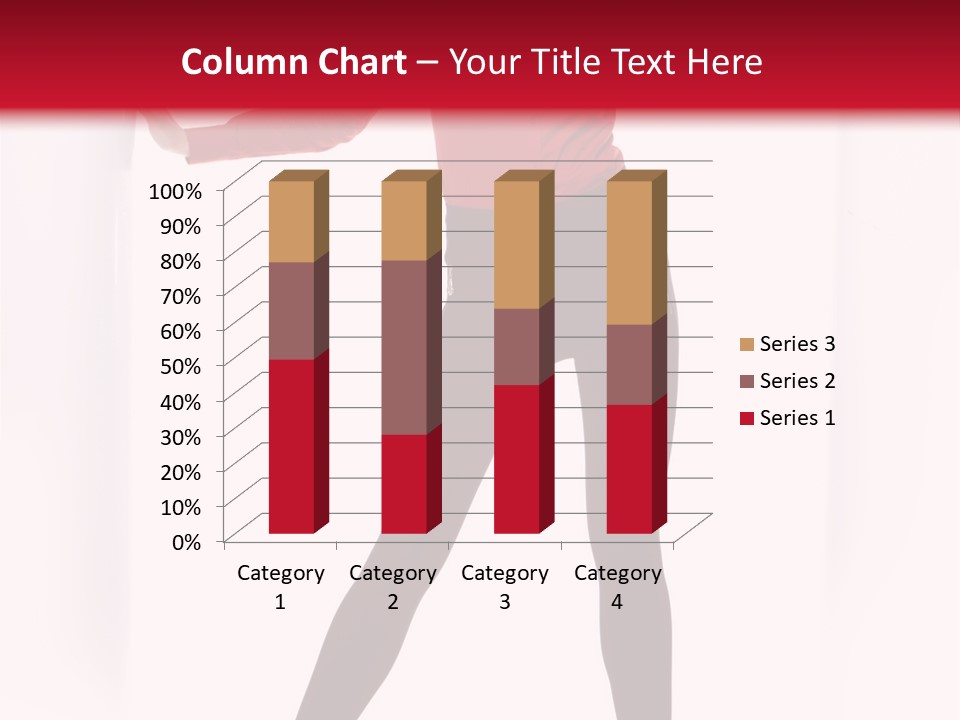 Adult Underwear Body PowerPoint Template