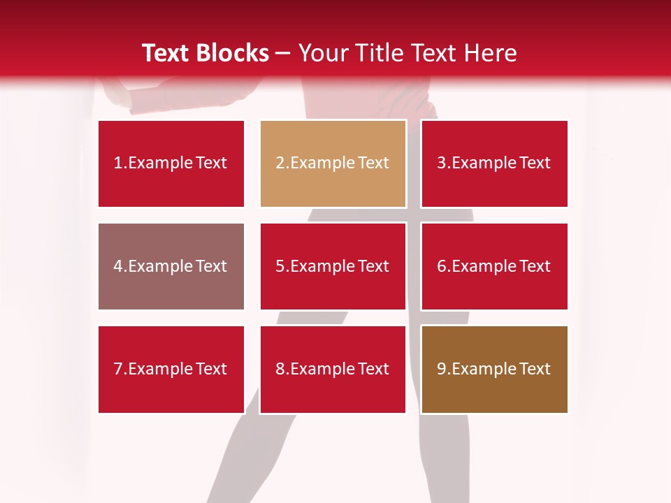 Adult Underwear Body PowerPoint Template