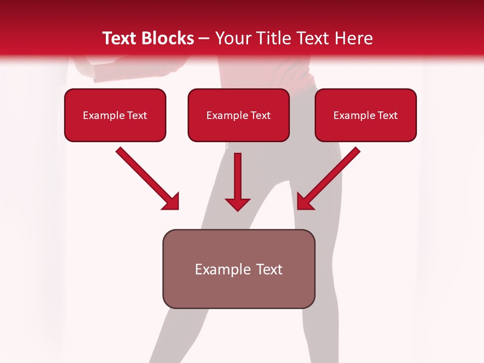 Adult Underwear Body PowerPoint Template
