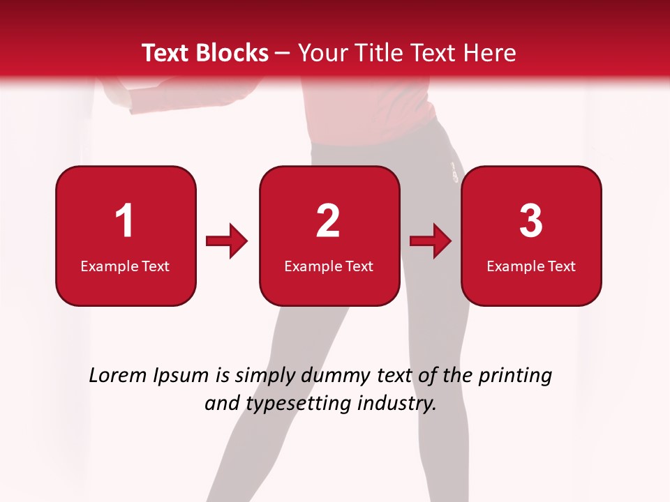 Adult Underwear Body PowerPoint Template