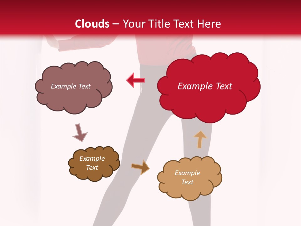 Adult Underwear Body PowerPoint Template