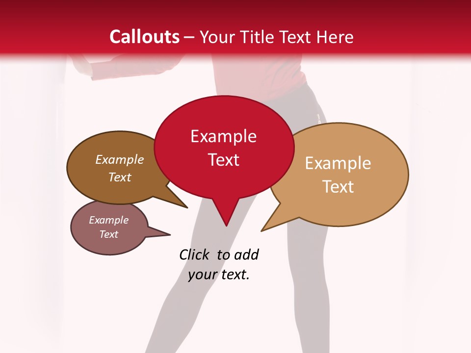 Adult Underwear Body PowerPoint Template