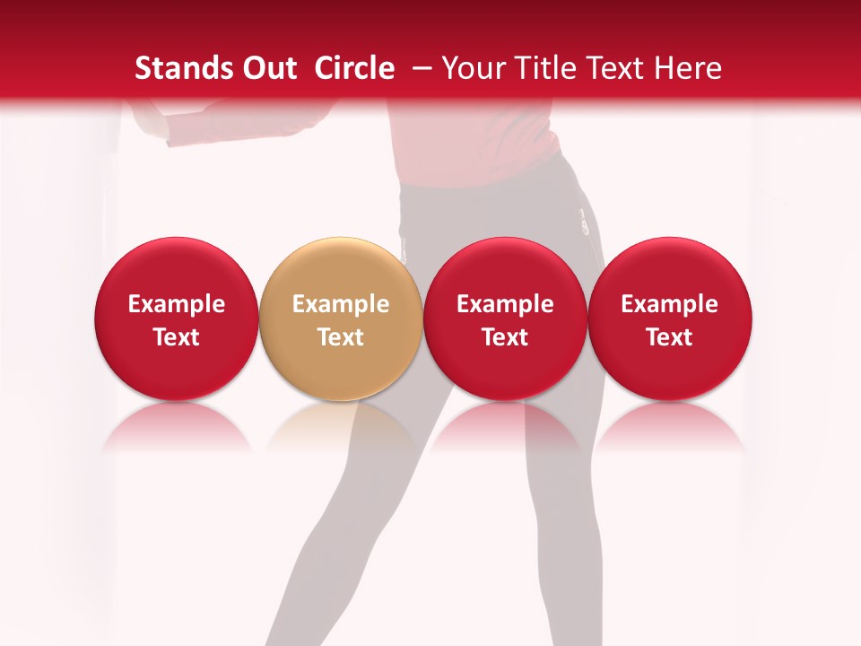 Adult Underwear Body PowerPoint Template