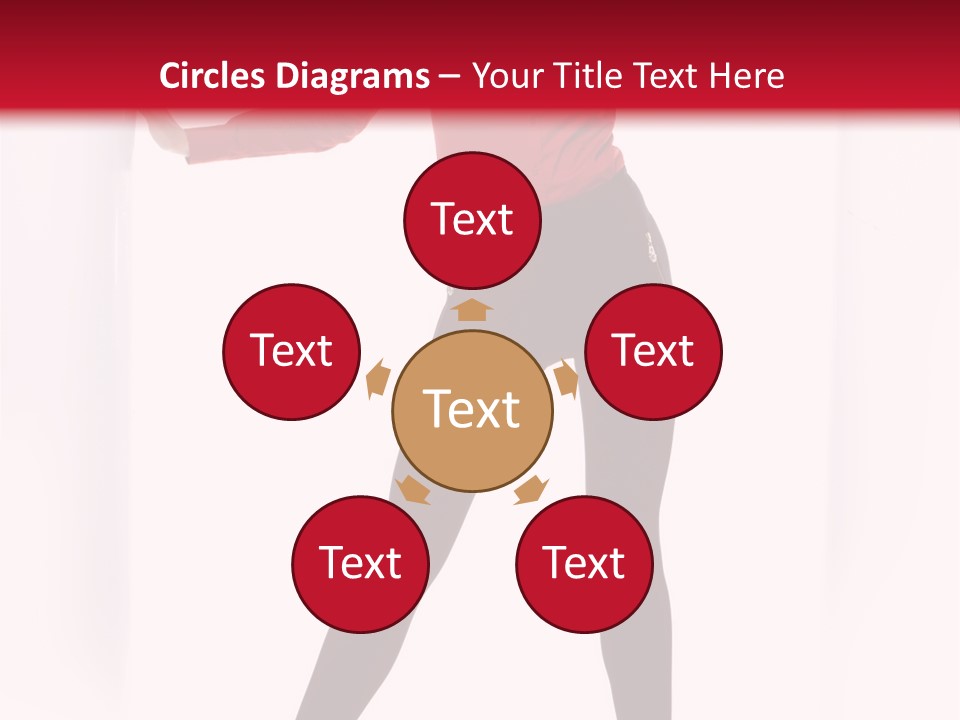 Adult Underwear Body PowerPoint Template