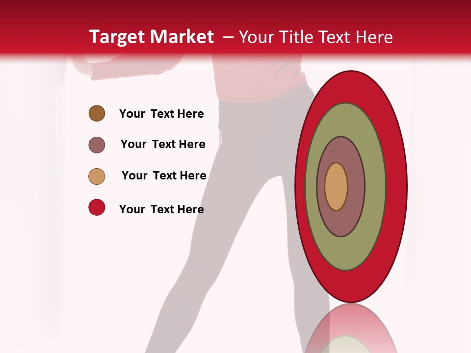 Adult Underwear Body PowerPoint Template