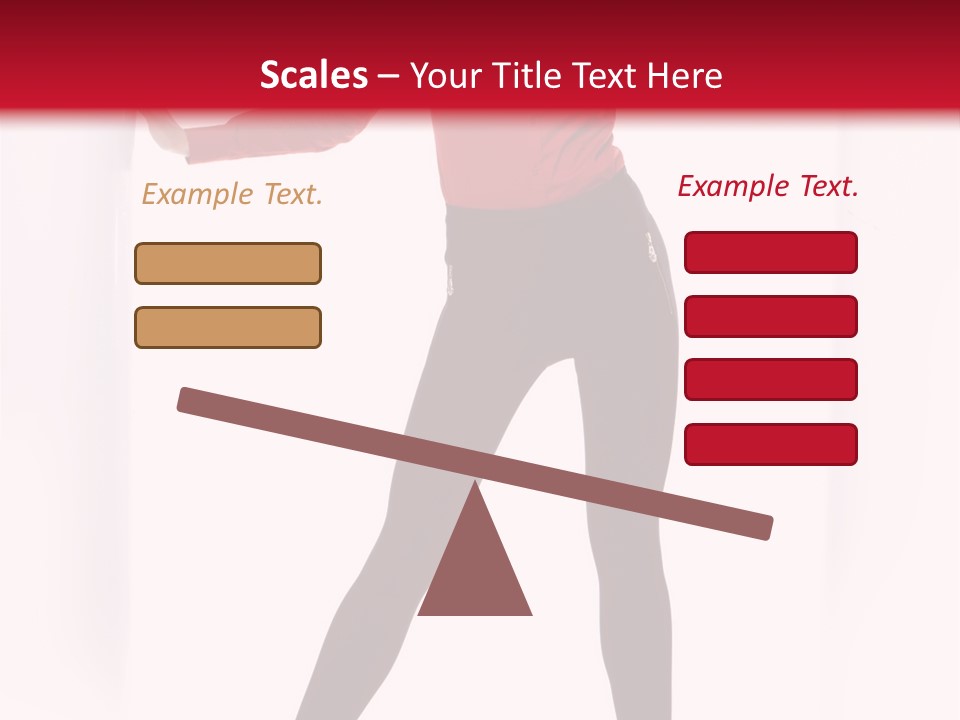 Adult Underwear Body PowerPoint Template