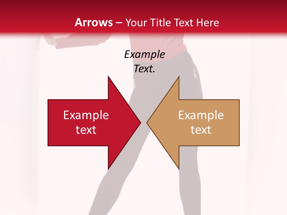 Adult Underwear Body PowerPoint Template