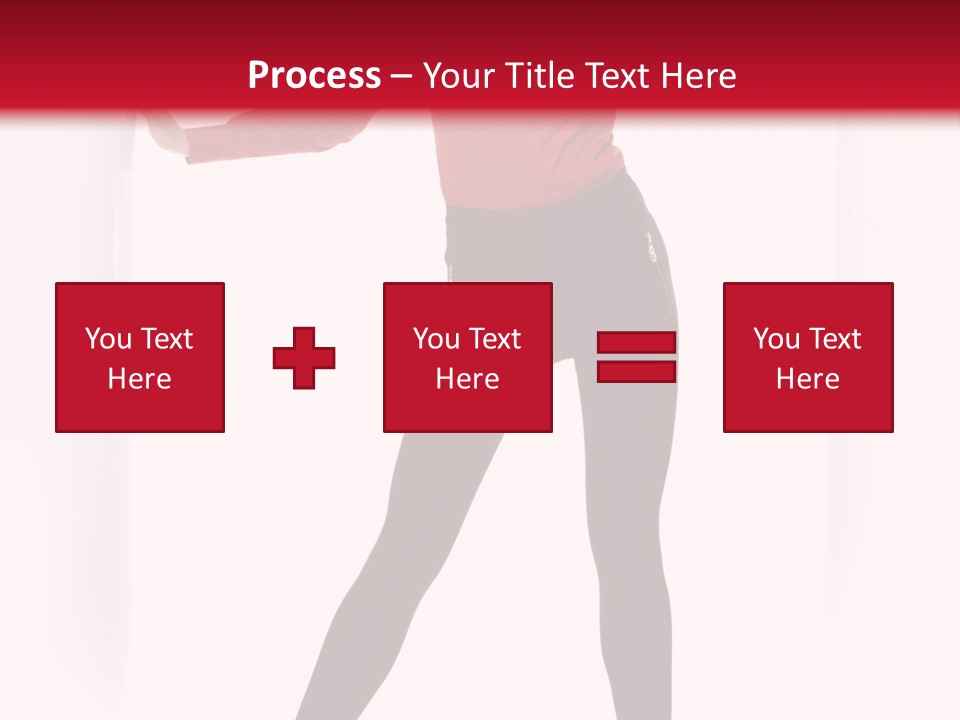 Adult Underwear Body PowerPoint Template