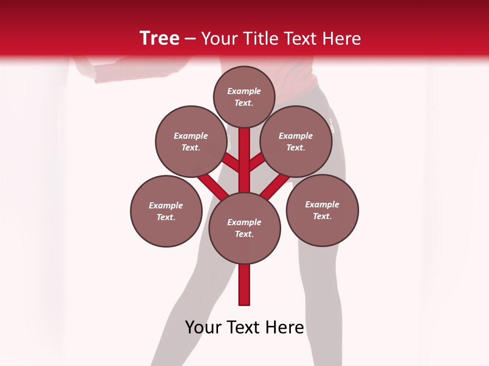 Adult Underwear Body PowerPoint Template