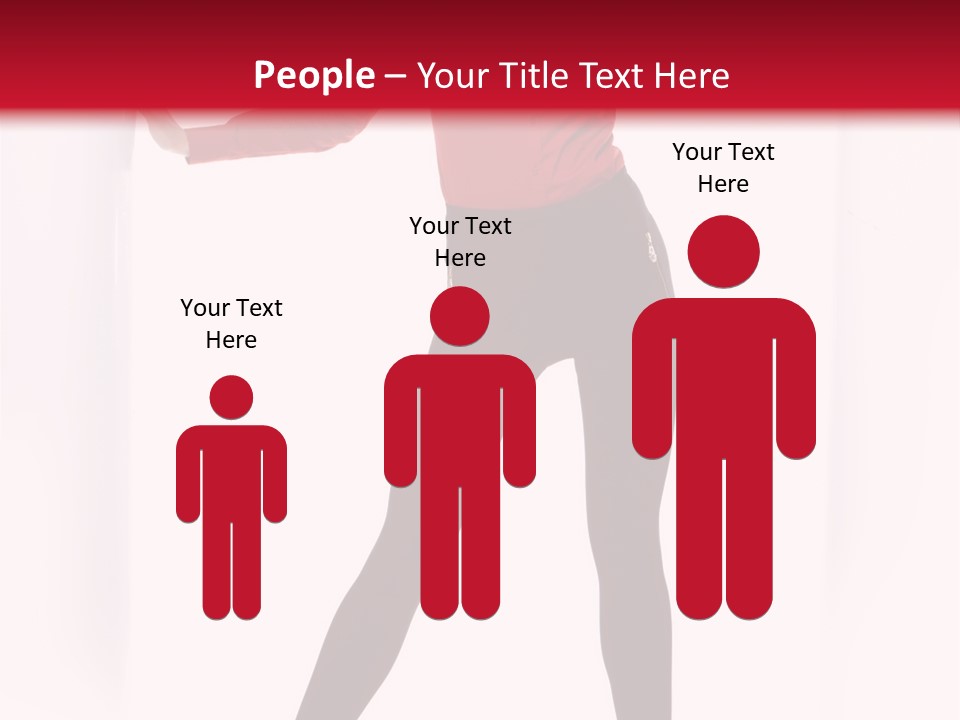 Adult Underwear Body PowerPoint Template