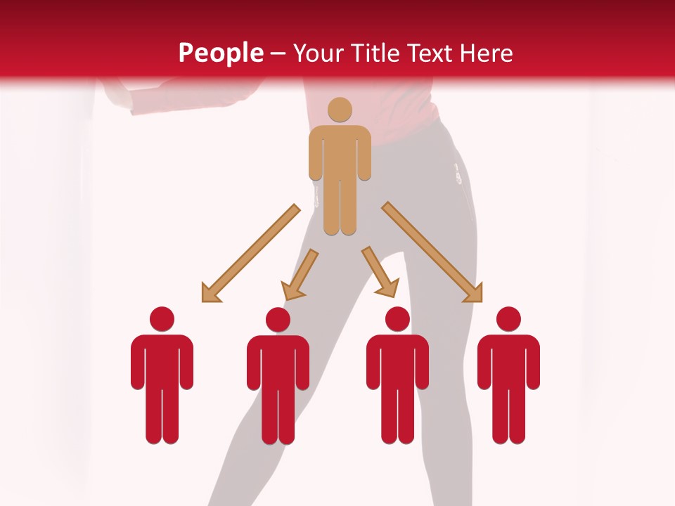 Adult Underwear Body PowerPoint Template