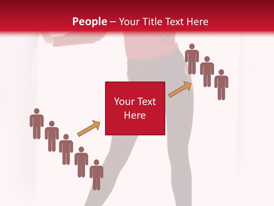 Adult Underwear Body PowerPoint Template