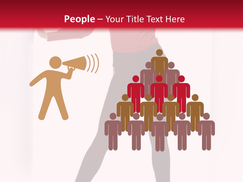 Adult Underwear Body PowerPoint Template