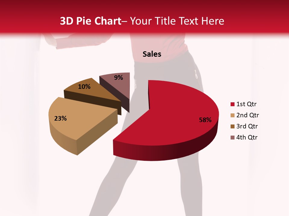 Adult Underwear Body PowerPoint Template