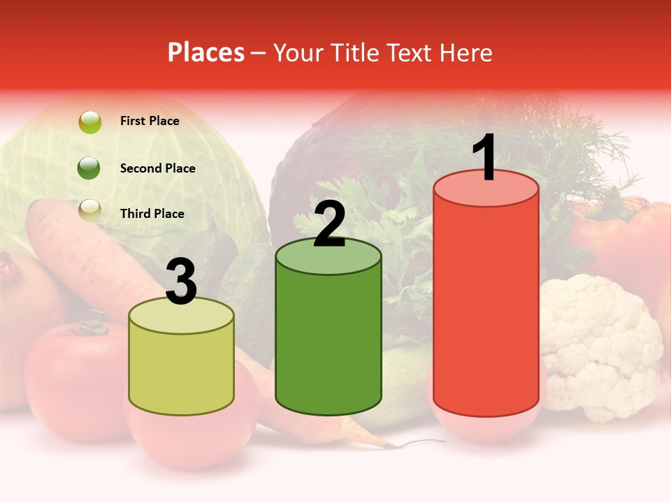 Gourd Cucumber Market PowerPoint Template