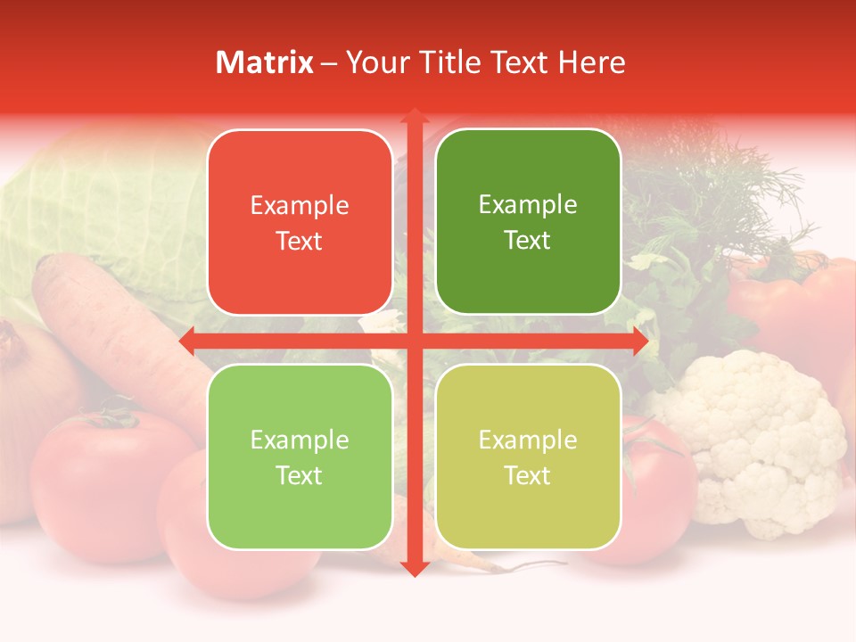 Gourd Cucumber Market PowerPoint Template