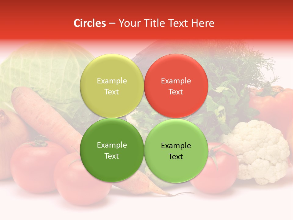 Gourd Cucumber Market PowerPoint Template
