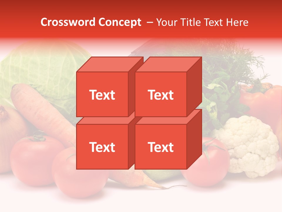 Gourd Cucumber Market PowerPoint Template