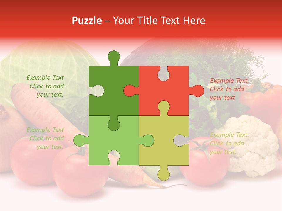 Gourd Cucumber Market PowerPoint Template