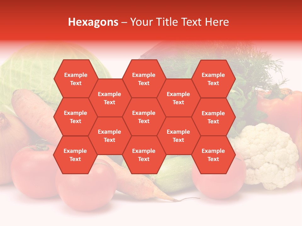 Gourd Cucumber Market PowerPoint Template