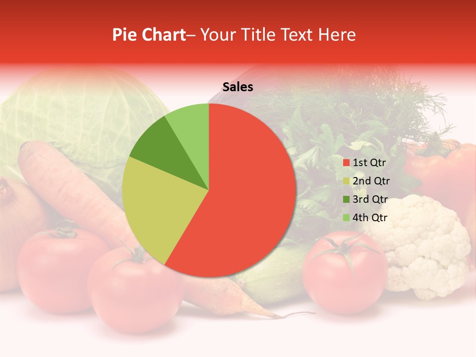 Gourd Cucumber Market PowerPoint Template