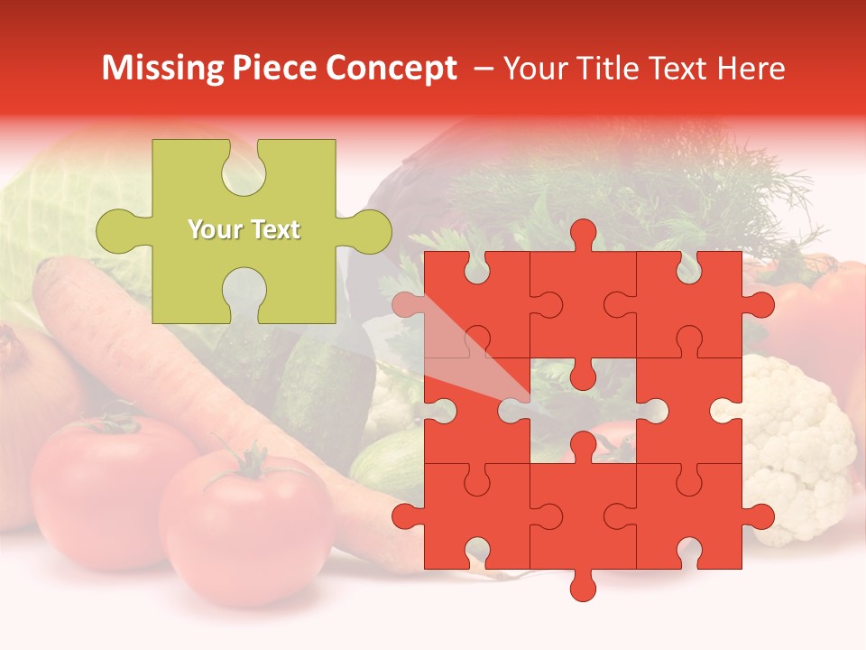 Gourd Cucumber Market PowerPoint Template