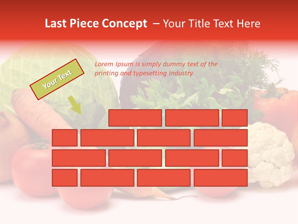Gourd Cucumber Market PowerPoint Template