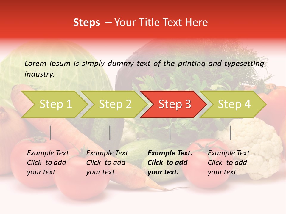 Gourd Cucumber Market PowerPoint Template
